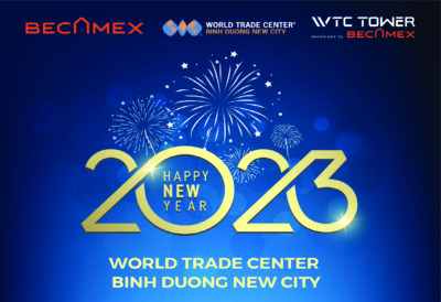 WORLD TRADE CENTER BINH DUONG NEW CITY HAPPY NEW YEAR 2023