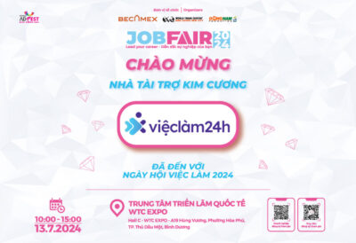 (Tiếng Việt) VIỆC LÀM 24H – NHÀ TÀI TRỢ KIM CƯƠNG CHO NGÀY HỘI VIỆC LÀM 2024