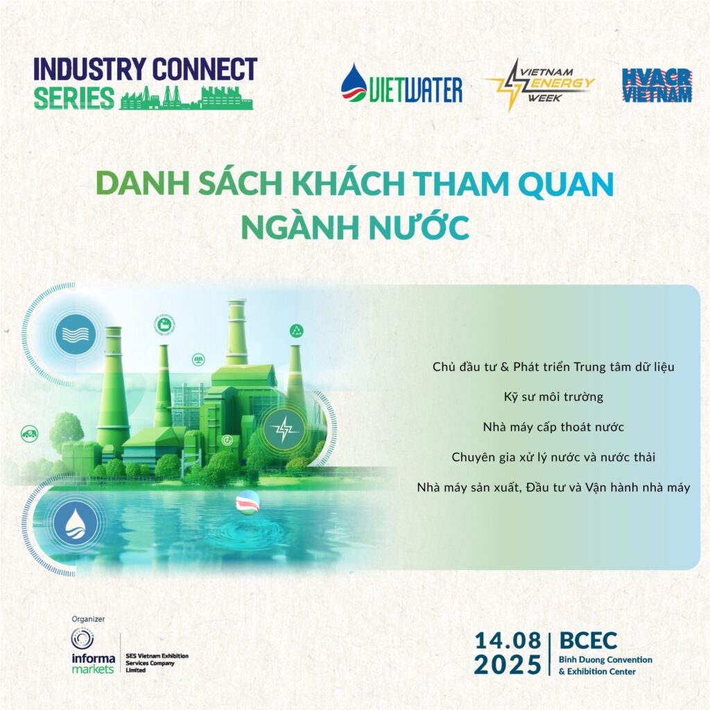 Danh sách tham quan ngành Nước tại Industry Connect Bình Dương 2025