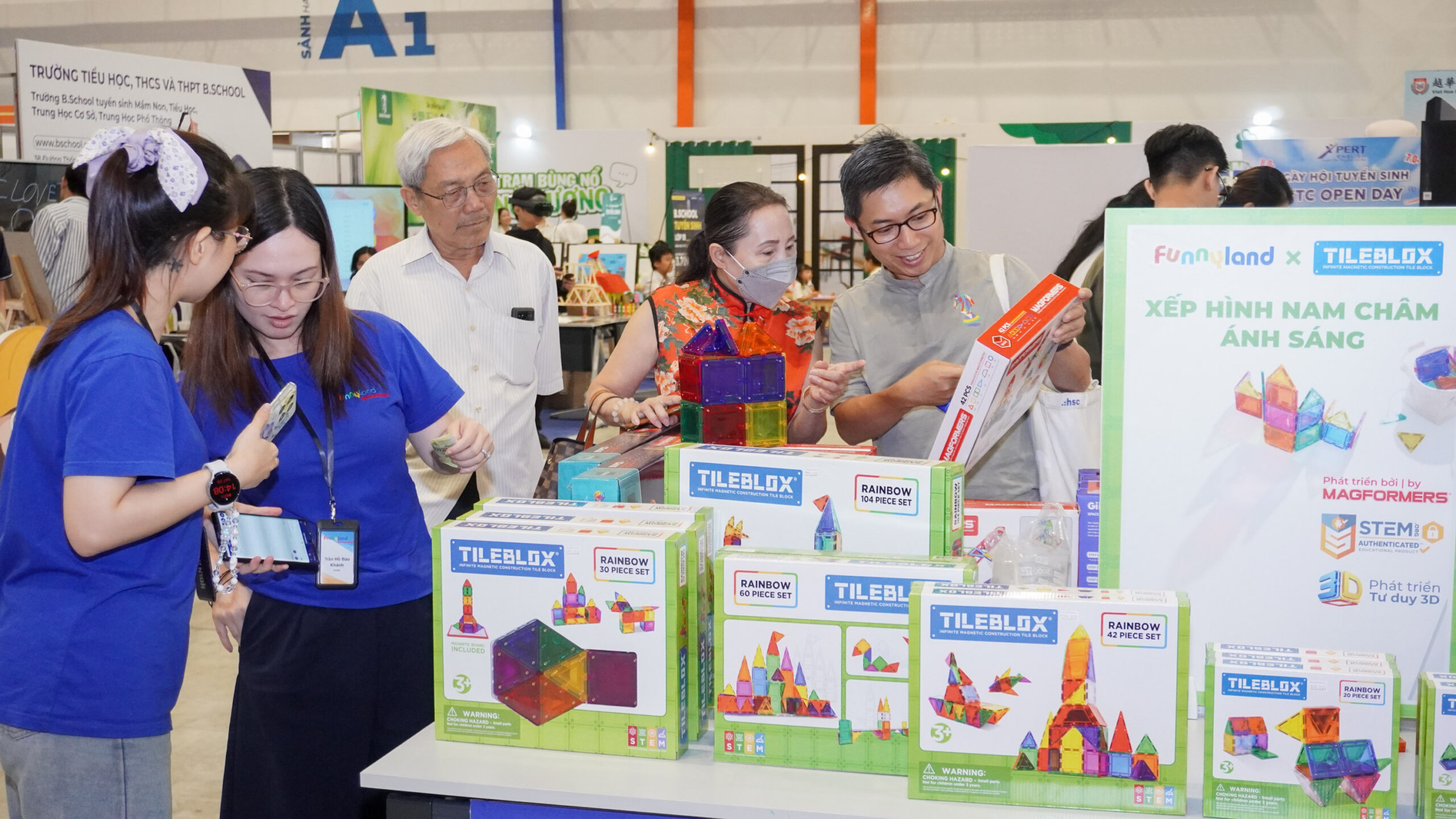 Gian hàng Funnyland tại Chuỗi sự kiện Thể thao - Giáo dục mùa hè 2025, WTC Expo