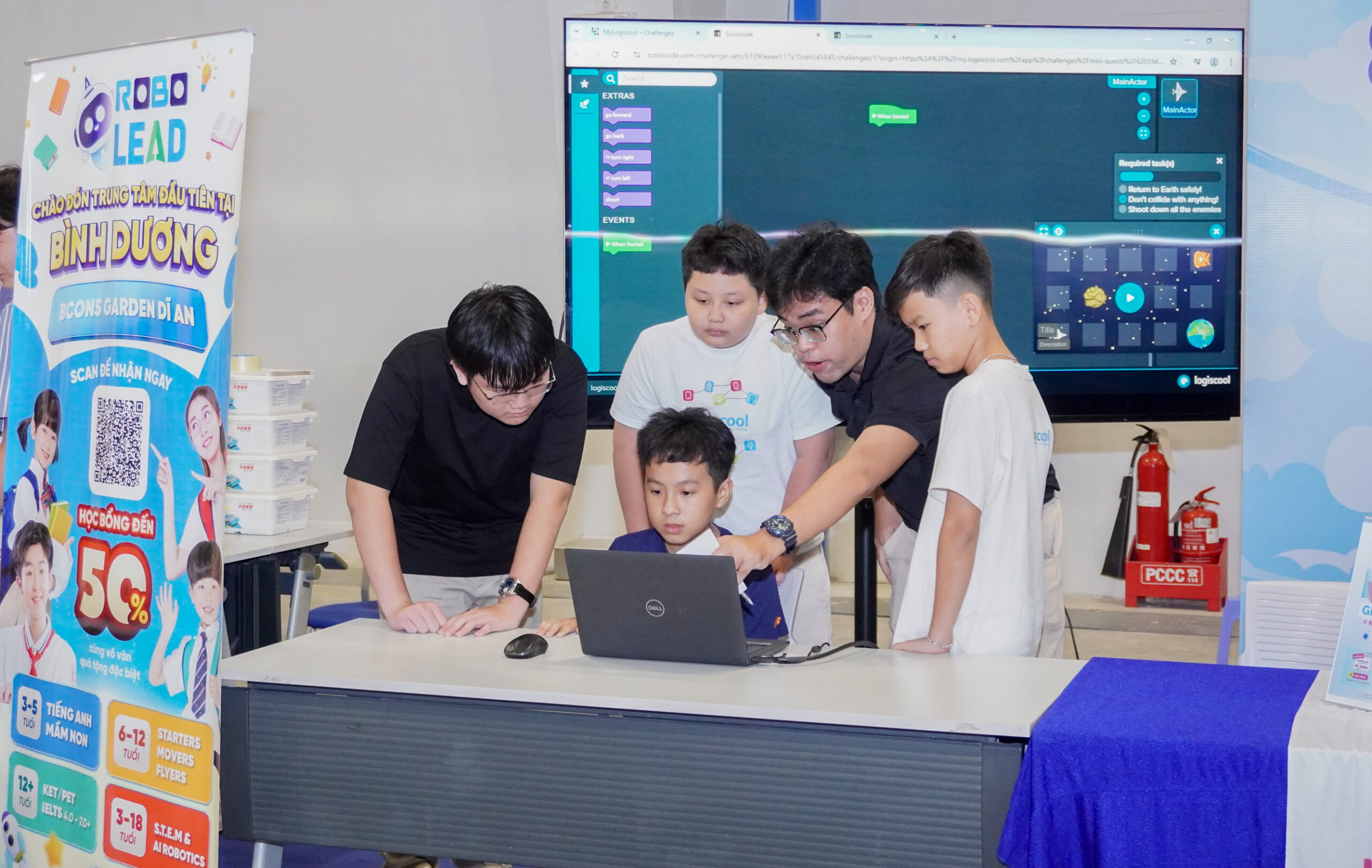 Trạm 2 cuộc thi Smart Feet Challenges tại Chuỗi sự kiện Thể thao - Giáo dục mùa hè 2025 - WTC Expo