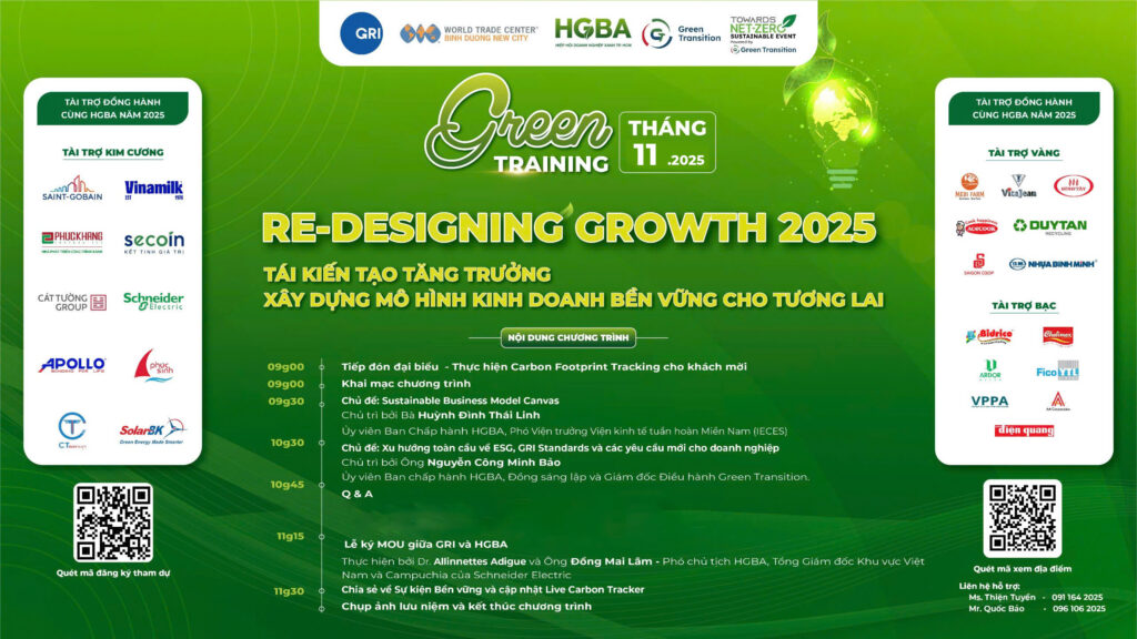 Chương trình chi tiết Re-Designing Growth 2025 tại WTC Expo