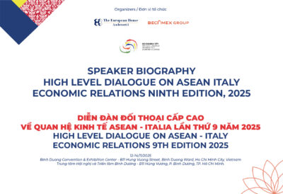 UPDATE: LIST OF SPEAKERS – 9TH ASEAN–ITALY HIGH-LEVEL DIALOGUE 2025
