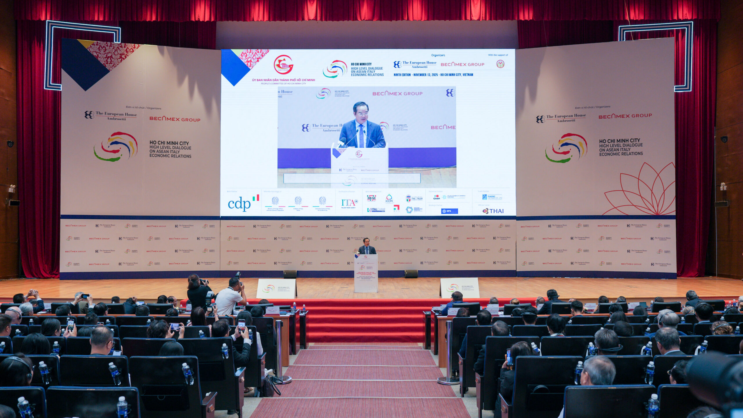 Toàn cảnh Diễn đàn đối thoại cấp cao về Quan hệ kinh tế ASEAN - ITALIA lần thứ 9 năm 2025