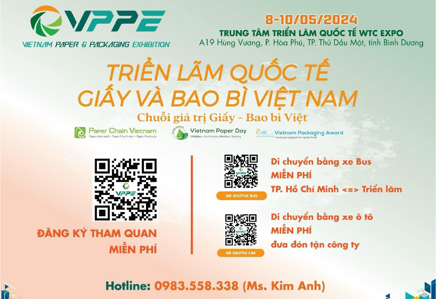 TRIỂN LÃM VPPE 2024 – ĐIỂM HẸN GIAO THƯƠNG QUỐC TẾ CỦA DOANH NGHIỆP NGÀNH GIẤY VÀ BAO BÌ!