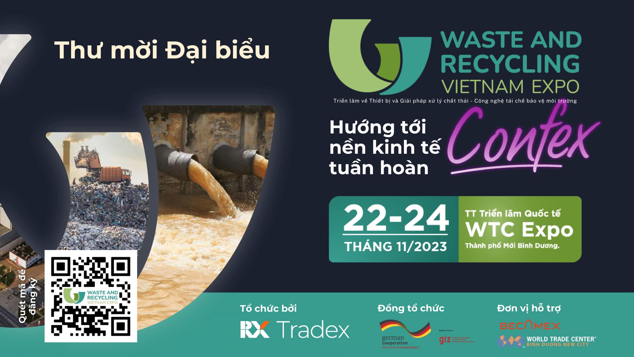 THƯ MỜI THAM DỰ TRIỂN LÃM VỀ THIẾT BỊ VÀ GIẢI PHÁP XỬ LÝ CHẤT THẢI – CÔNG NGHỆ TÁI CHẾ BẢO VỆ MÔI TRƯỜNG