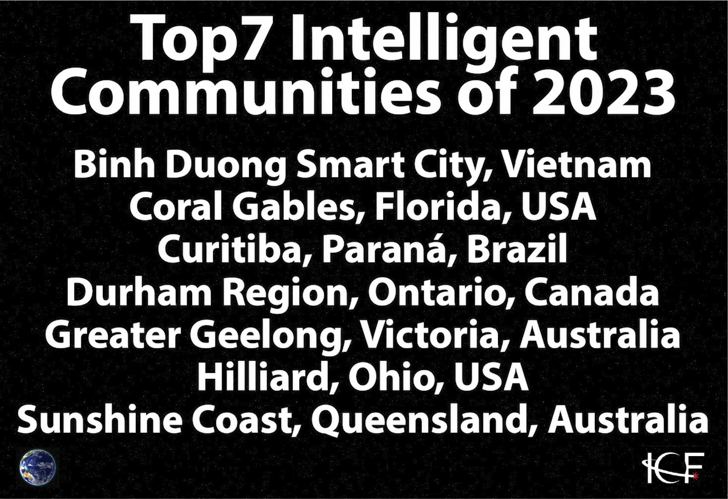 BÌNH DƯƠNG ĐƯỢC VINH DANH TOP 7 CỘNG ĐỒNG THÔNG MINH THẾ GIỚI 2023