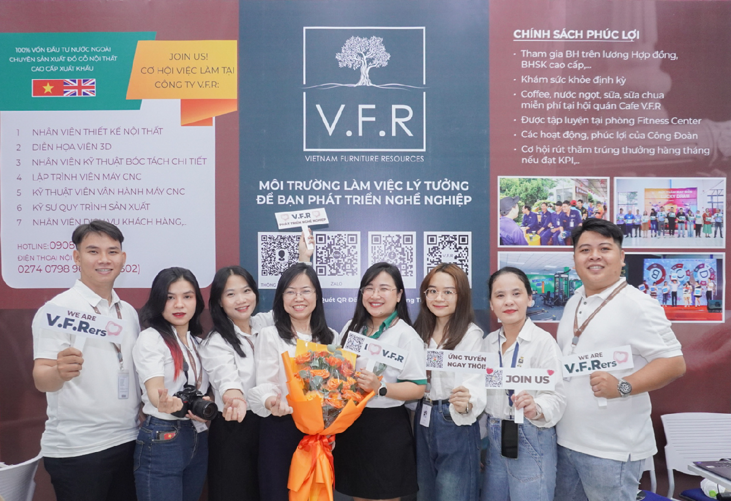 V.F.R TẠI NGÀY HỘI VIỆC LÀM 2025 – CHỦ ĐỘNG KẾT NỐI, GẮN KẾT GIÁ TRỊ