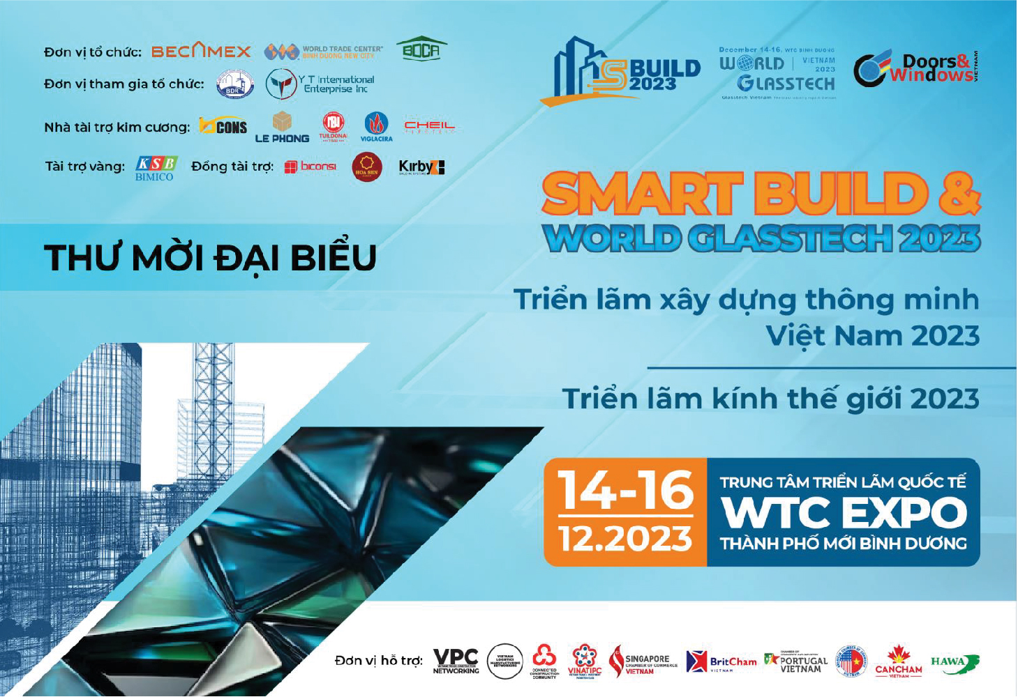 THƯ MỜI THAM DỰ TRIỂN LÃM SMART BUILD VIETNAM 2023[:]