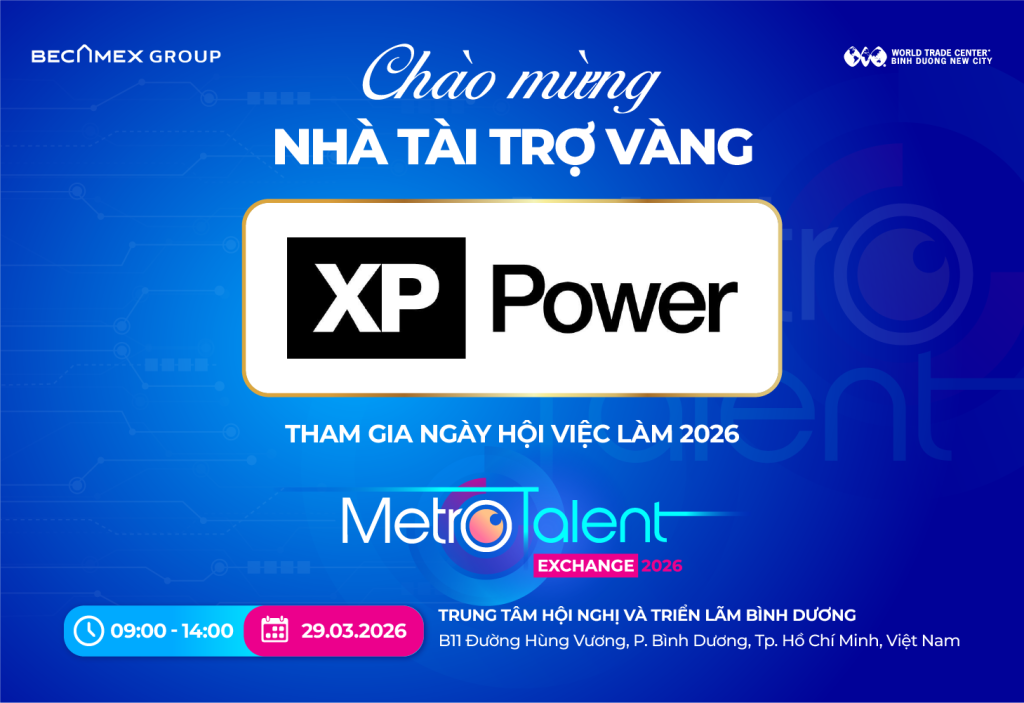 Teamvangpower CHÀO MỪNG XP POWER - NHÀ TÀI TRỢ VÀNG CHO JOB FAIR 2026